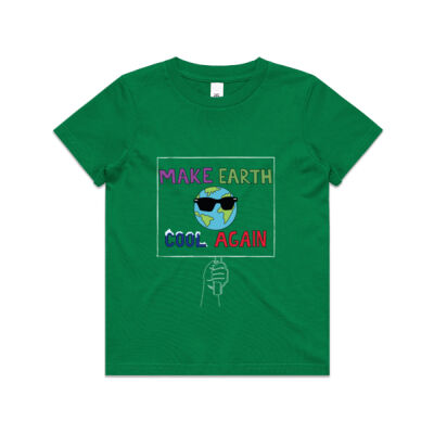Sign Make Earth Cool Again - Kids Youth T shirt Thumbnail
