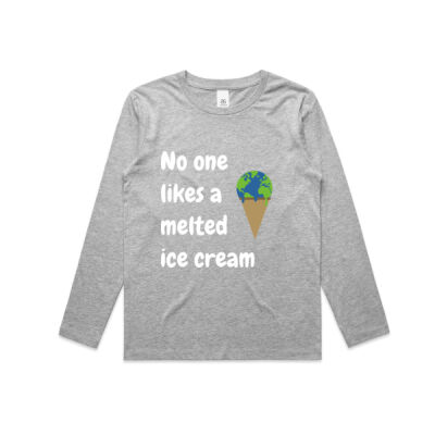 No One Likes a Melted Ice Cream - Kids Longsleeve Tee Thumbnail